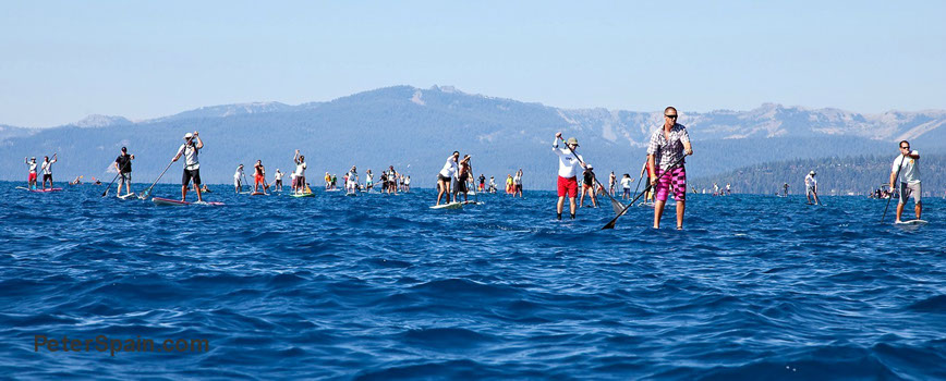 SUP Race on Tahoe